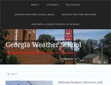 Tablet Screenshot of georgiaweatherschool.com